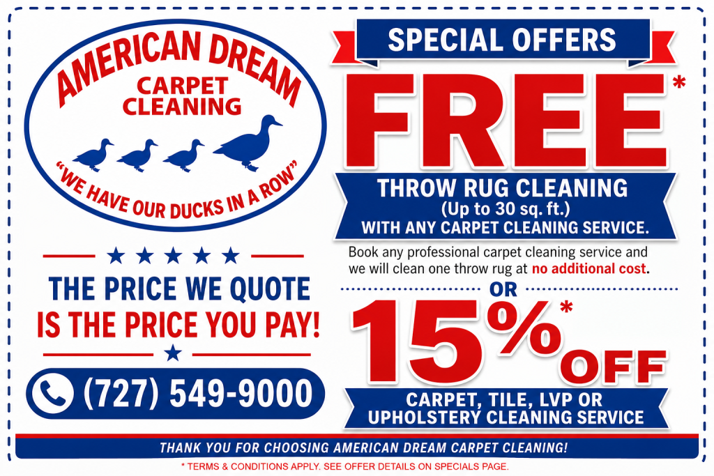 Current Carpet Cleaning Specials Coupons